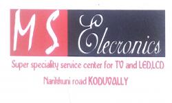 M S ELECTRONICS, ELECTRICAL REPAIRING,  service in Koduvally, Kozhikode